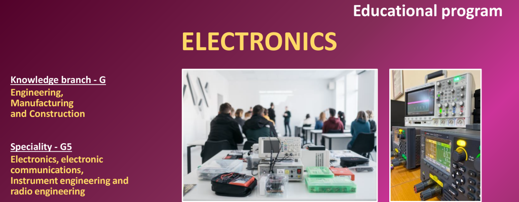 Educational program Electronics1